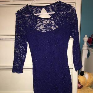 Windsor navy blue homecoming dress